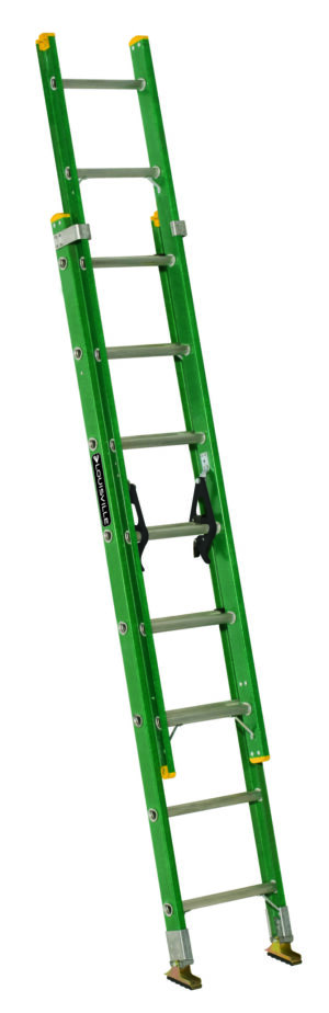 LOUISVILLE LADDER 16-FOOT FIBERGLASS EXTENSION LADDER, TYPE II, 225-POUND LOAD CAPACITY, FE0616